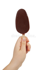 熔化 巧克力 冰淇淋 糖果 冷冰冰的 甜点 圆锥体 粉红色