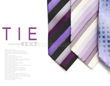 紫色领带