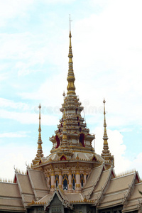 泰国寺庙中的古塔