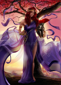 希腊女神雅典娜照片