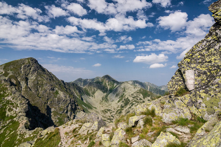 令人惊奇的夏季山