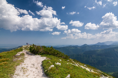 令人惊奇的夏季山