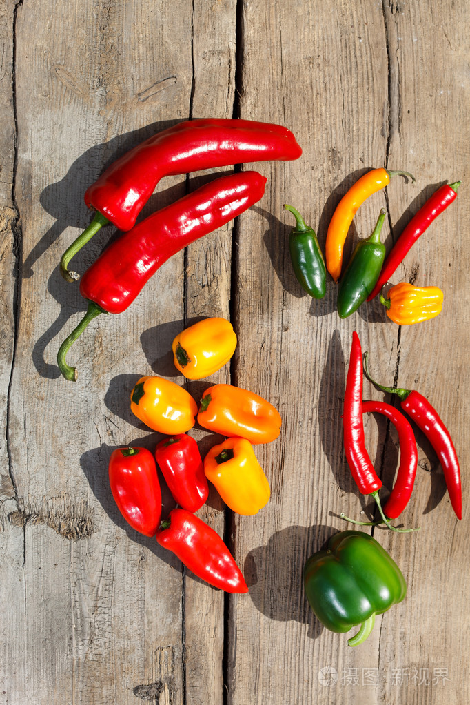 不同种类的辣椒
