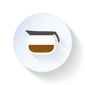 cup 咖啡平面图标