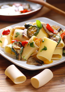 paccheri 那不勒斯配烤蔬菜