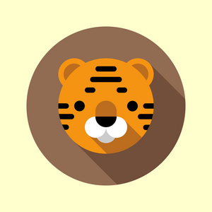 可爱的小虎崽图标