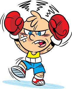 卡通拳击手图片