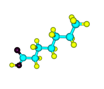 正庚 庚酸分子上白色孤立