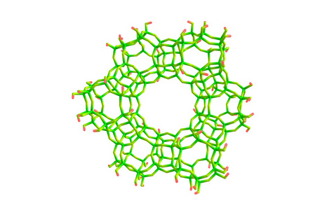 沸石分子上白色孤立