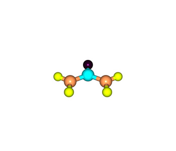 尿素分子上白色孤立