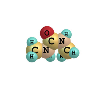 二甲基脲分子上白色孤立