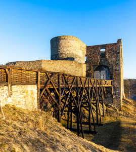 krakovec 城堡的废墟