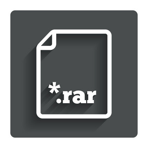 存档文件图标。下载 rar 按钮