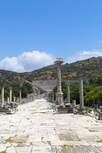 土耳其伊兹密尔，古代城市以弗所