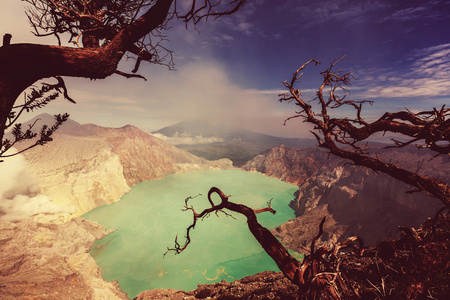 ijen 火山湖