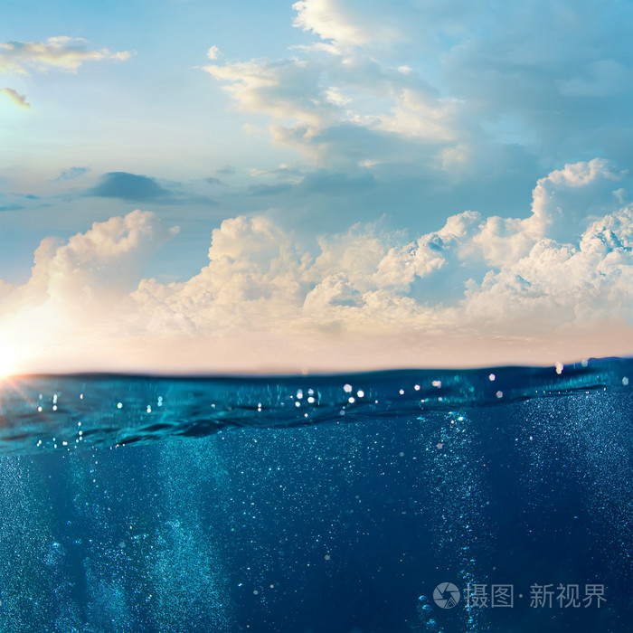 水下和阳光