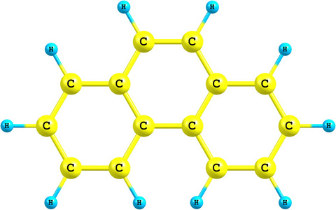 白菲分子结构模型照片