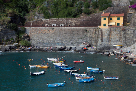 意大利西北部 vernazza，拉斯佩齐亚，利古里亚