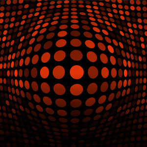 抽象的橙色技术背景