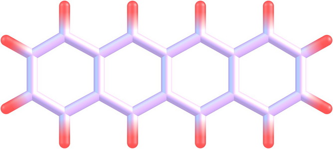 naphtacene 高 分子结构上白色孤立