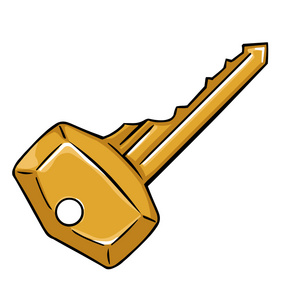 卡通现代的钥匙照片