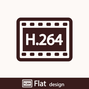 h.264 视频图标