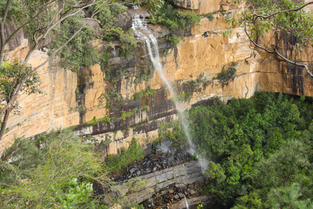 瀑布瀑布，蓝山，悉尼澳大利亚
