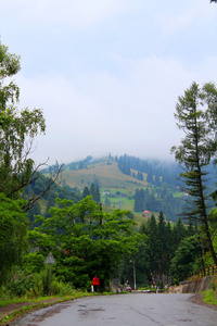 对山的路