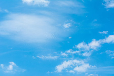 白云和蓝天背景图像