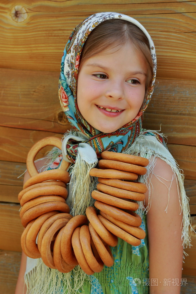 俄罗斯的小女孩