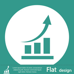 绿色图表图标