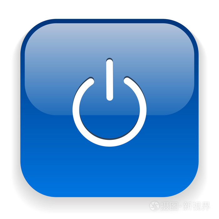 电源按钮图标插画-正版商用图片1gh3mo-摄图新视界