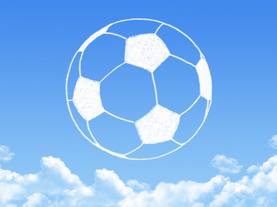 足球云的形状