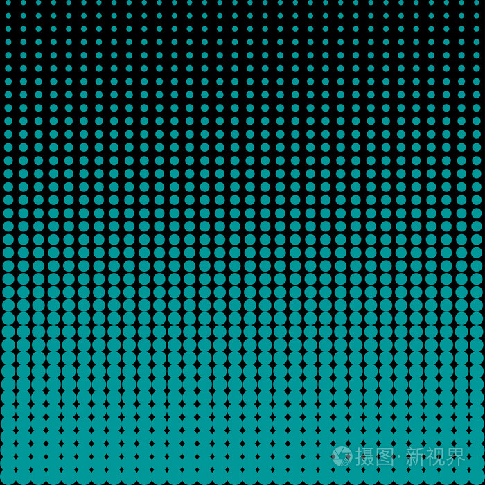 黑色和蓝色圆圈抽象背景