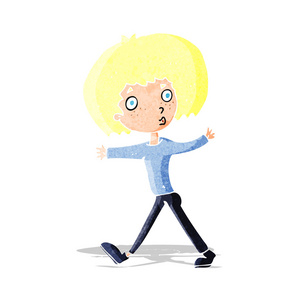 卡通惊讶的路人图片