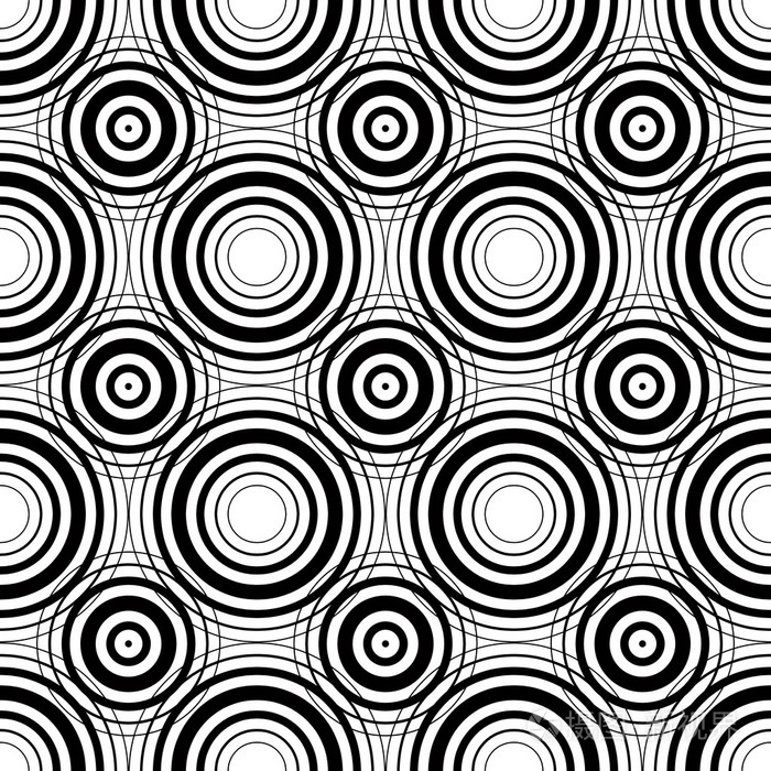 无缝的几何黑色和白色的条纹背景,简单 ve插画-正版商用图片1ghy7v-摄