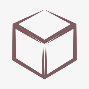 icono de diseo de logotipo de cubo 3D