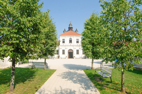 pazaislis 修道院和教堂在立陶宛考纳斯