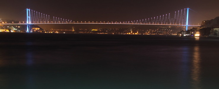 博斯普鲁斯海峡大桥，伊斯坦布尔，土耳其