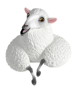 3d 可爱的绵羊