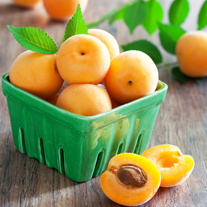 在碗中的新鲜杏