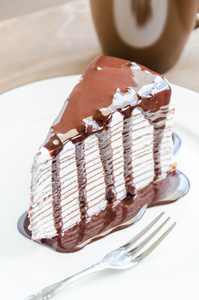 巧克力绉蛋糕