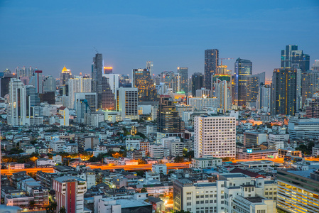 曼谷城市夜景泰国