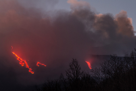 特纳火山熔岩流