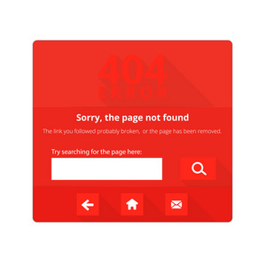 未找到错误 404 页