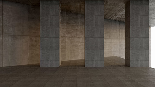 灰色混凝土场景黑暗的空白室内场景混凝土墙照片