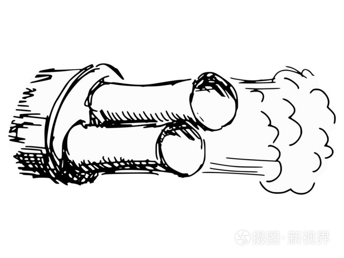 汽车排气管插画-正版商用图片1gj9dm-摄图新视界