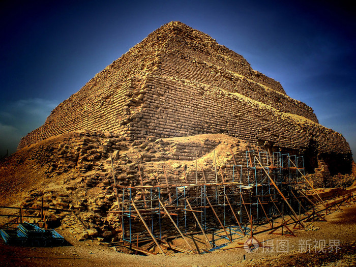 萨卡拉埃及djoser阶梯金字塔