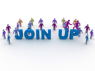 帮助手新合作伙伴或成员雇人加入社会团体或网站