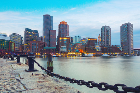 波士顿港口和金融区